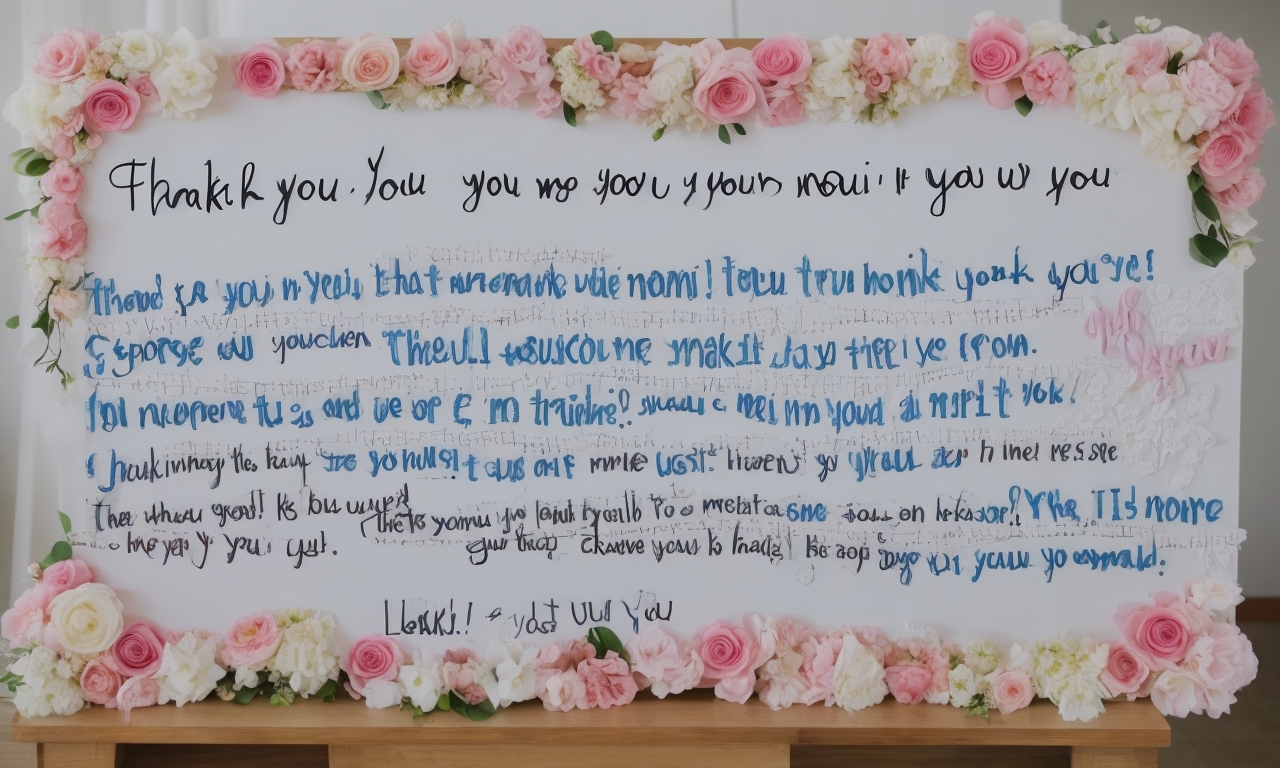 4. Bridal Shower Thank You Messages for Support